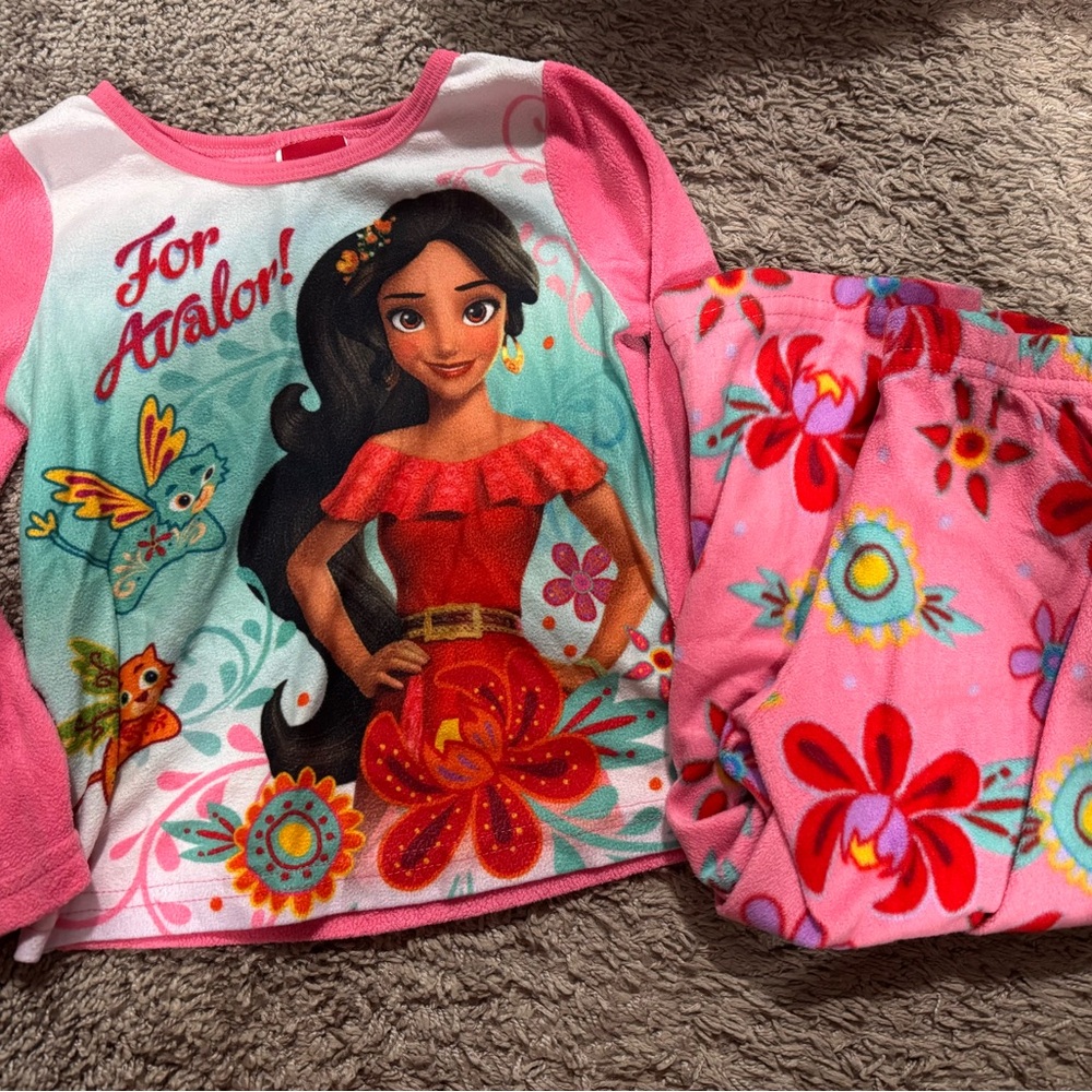 Colorful Princess Pajama Set